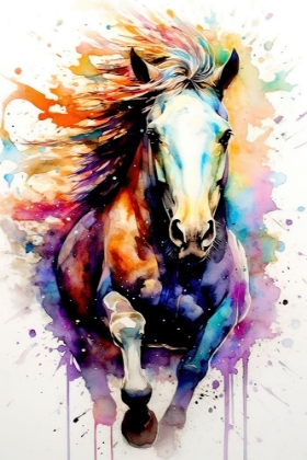 Picture of WATERCOLOR HORSE (8)