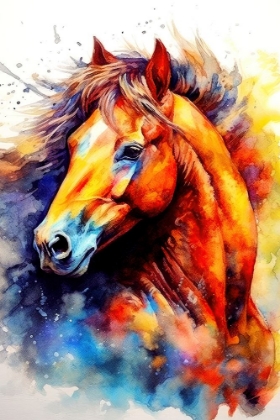 Picture of WATERCOLOR HORSE (9)