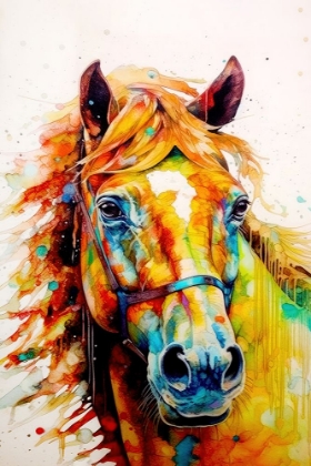 Picture of WATERCOLOR HORSE (10)