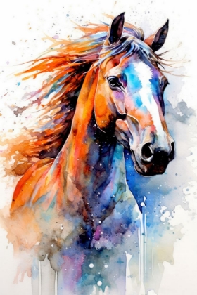Picture of WATERCOLOR HORSE (12)