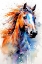 Picture of WATERCOLOR HORSE (12)