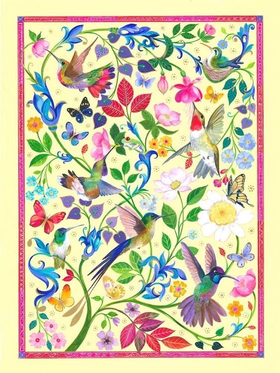 Picture of OF HUMMINGBIRDS AND BUTTERFLIES