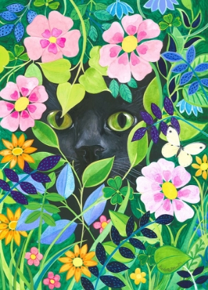 Picture of SECRET GARDEN HIDDEN CAT ART