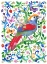 Picture of RED TAILED LAUGHING THRUSH ARTWORK 600 DPI RE WORKED