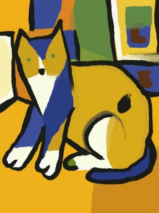 Picture of BOLD CAT PORTRAIT