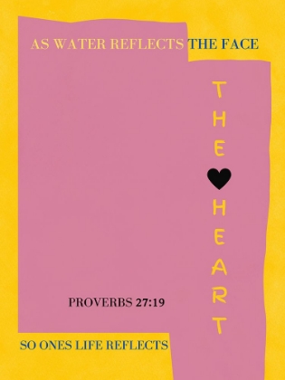 Picture of BIBLE VERSE - PROVERBS 27:19