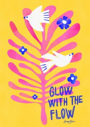 Picture of BIRDS - GLOW WITH THE FLOW PINK