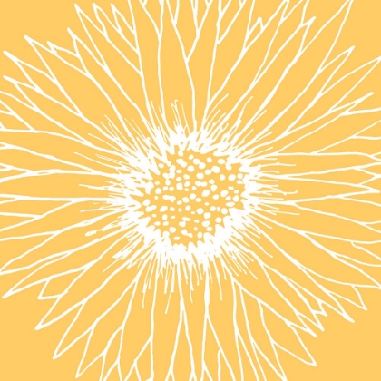 Picture of LINE ART SUNFLOWER