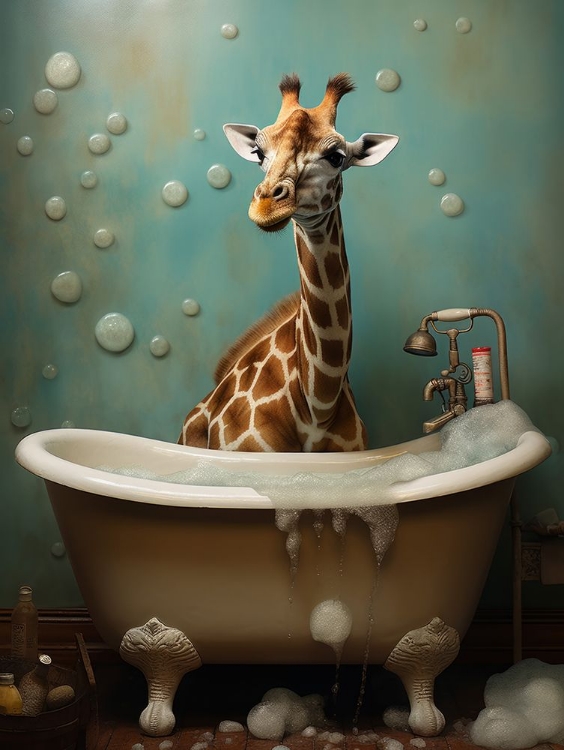 Picture of GIRAFFE IN BATHROOM 2