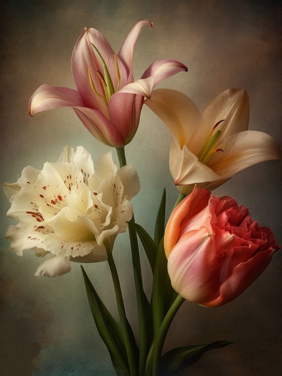 Picture of VINTAGE FLOWERS 1