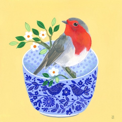 Picture of ROBIN AND BLUE BOWL