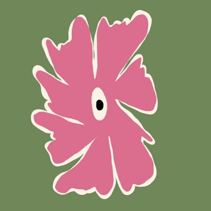 Picture of PINK AND GREEN BOLD FLOWER