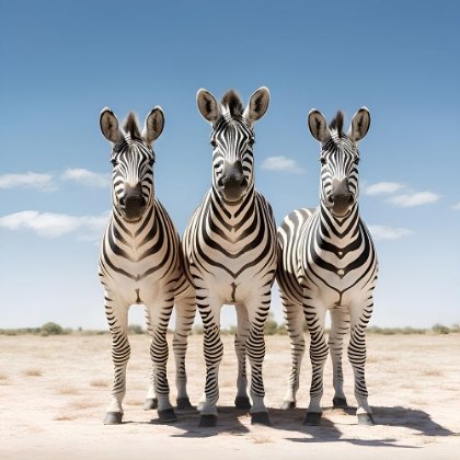 Picture of ZEBRAS IN A ROW