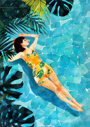 Picture of WOMAN LIFE   RELAX AT THE POOL