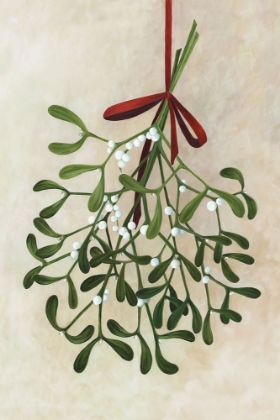 Picture of MISTLETOE BOUQUET WITH BOW