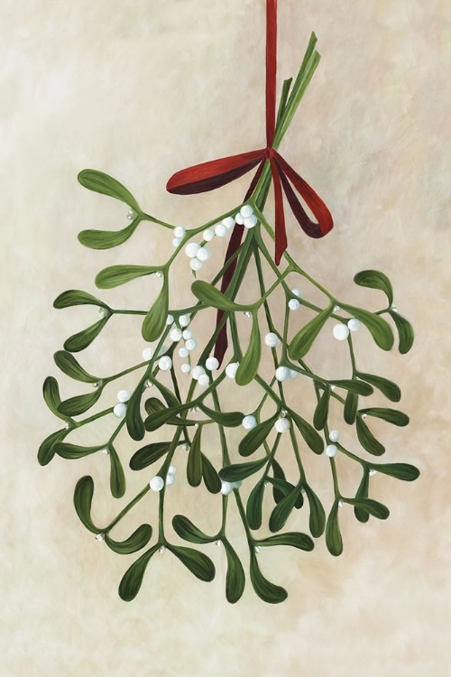 Picture of MISTLETOE BOUQUET WITH BOW