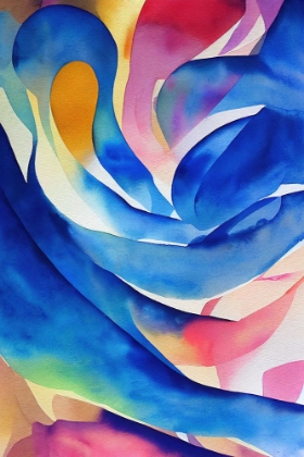 Picture of NATURE INSPIRED ABSTRACT WATERCOLOR  (DAY 34)