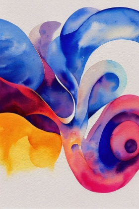 Picture of NATURE INSPIRED ABSTRACT WATERCOLOR  (DAY 47)