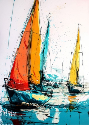 Picture of YACHT RACING SPORT ART 6