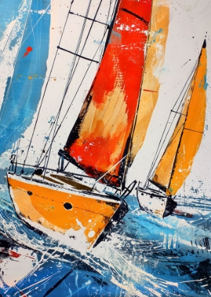 Picture of YACHT RACING SPORT ART 5