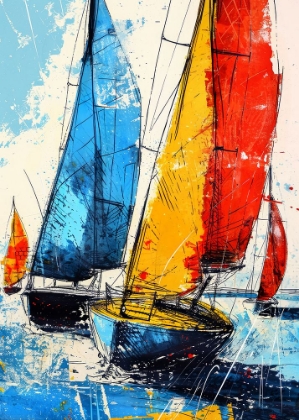 Picture of YACHT RACING SPORT ART 2