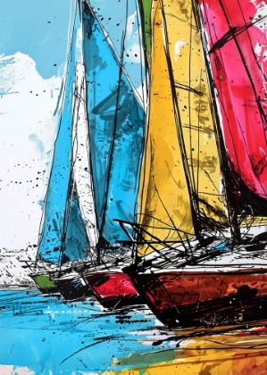Picture of YACHT RACING SPORT ART 1