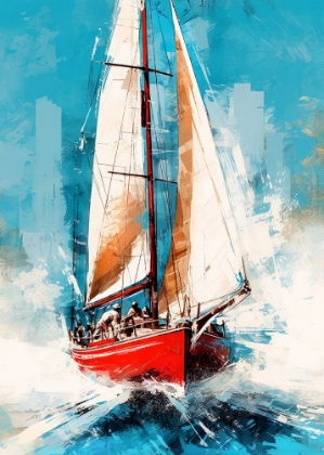 Picture of YACHT RACING SPORT ART 10