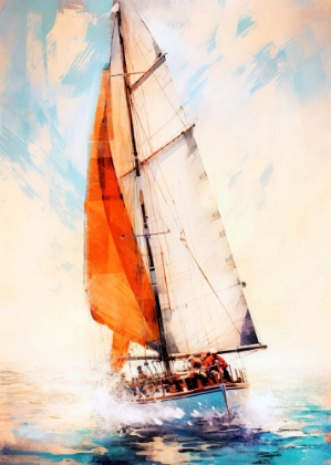 Picture of YACHT RACING SPORT ART 12