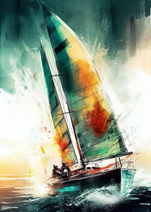 Picture of YACHT RACING SPORT ART 13