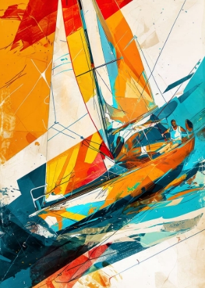Picture of YACHT RACING SPORT ART 18