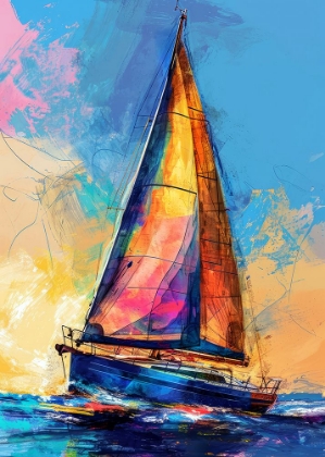Picture of YACHT RACING SPORT ART 19