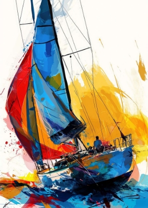Picture of YACHT RACING SPORT ART 20