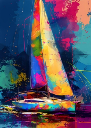 Picture of YACHT RACING SPORT ART 21