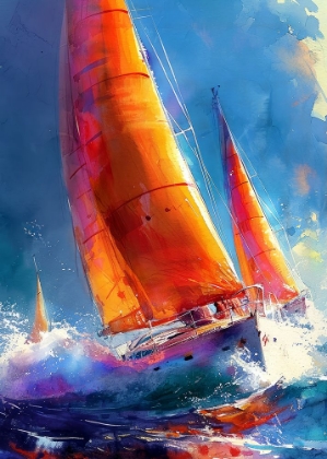 Picture of YACHT RACING SPORT ART 22
