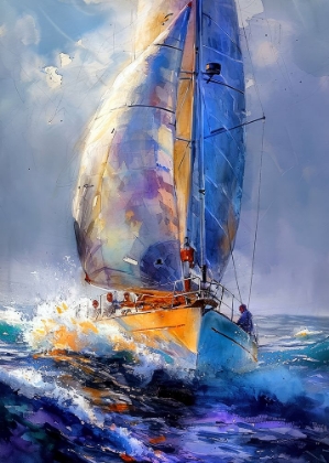 Picture of YACHT RACING SPORT ART 27