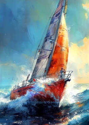Picture of YACHT RACING SPORT ART 30