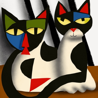 Picture of TWO CATS PORTRAIT
