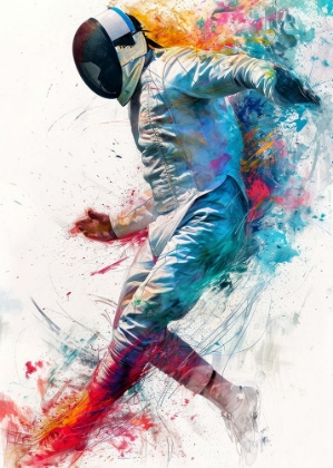 Picture of FENCING SPORT ART #FENCING #SPORT