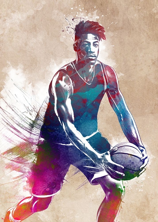 Picture of BASKETBALL SPORT ART 3