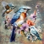 Picture of BIRD AND FLOWERS 1