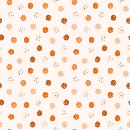 Picture of PEACHY DOTS PEACH ON TAN