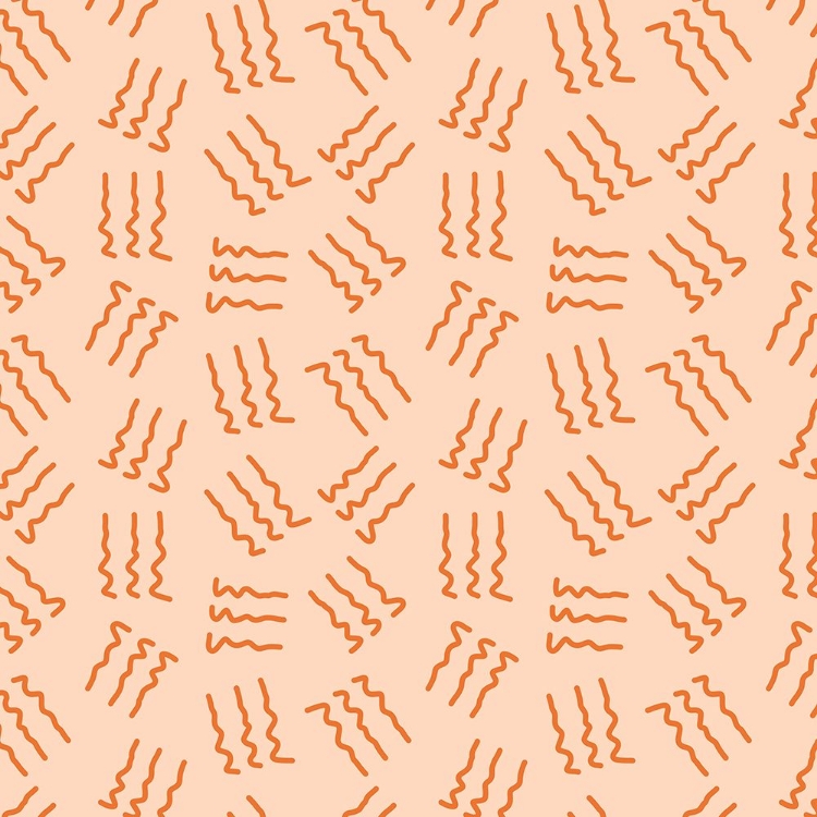 Picture of PEACHY SQUIGGLEY DK PEACH ON LT PEACH