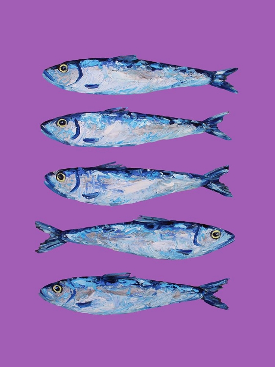 Picture of SARDINES ON PURPLE