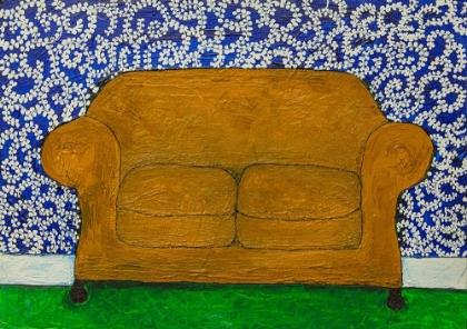 Picture of COUCH WITH WALLPAPER