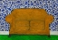 Picture of COUCH WITH WALLPAPER