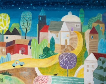 Picture of VILLAGE UNDER THE STARS