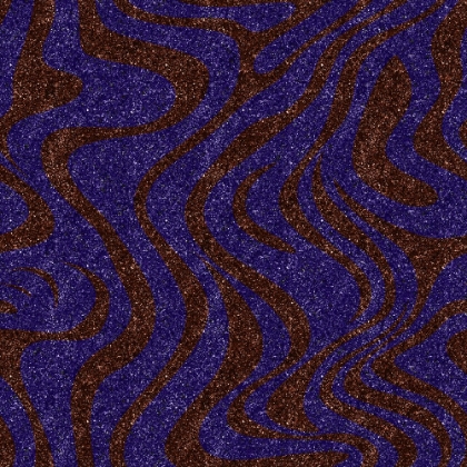 Picture of BLUE BRONZE GLITTER ZEBRA