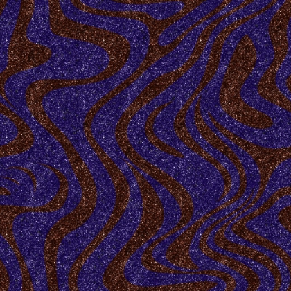 Picture of BLUE BRONZE GLITTER ZEBRA