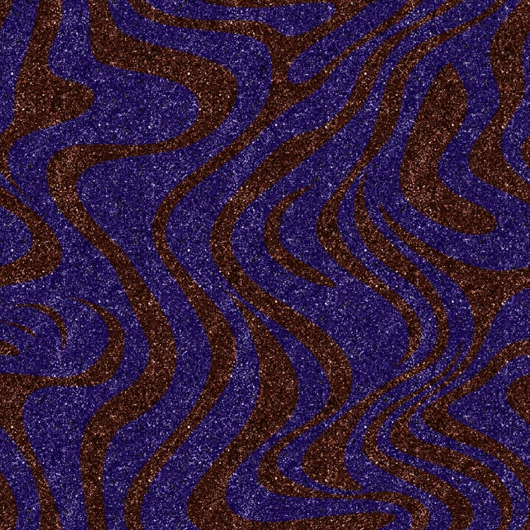 Picture of BLUE BRONZE GLITTER ZEBRA