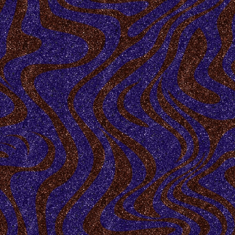 Picture of BLUE BRONZE GLITTER ZEBRA